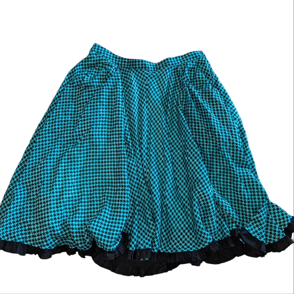 Vintage Diesel Silk blend circle skirt sz 27 small to medium